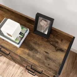 Parya Home Industriėle Commode – Opbergkast met 7 mdf laden en metalen frame