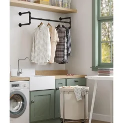 Parya Home Kapstok Garderoberekken - Set van 2 - Zwart