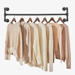 Parya Home Kapstok Garderoberekken - Set van 2 - Zwart