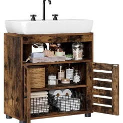 Parya Home Wastafelmeubel – Badkamerkast met verstelbare plank