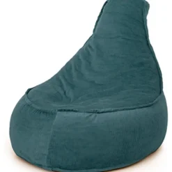 Parya Stoel Zitzak Ribstof - Zitzakfauteuil - Woonkamerzitzak - Poef