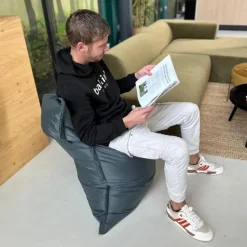 Parya Zitzak Nylon - Zitzakfauteuil - Woonkamerzitzak - Paars - 100 x 150