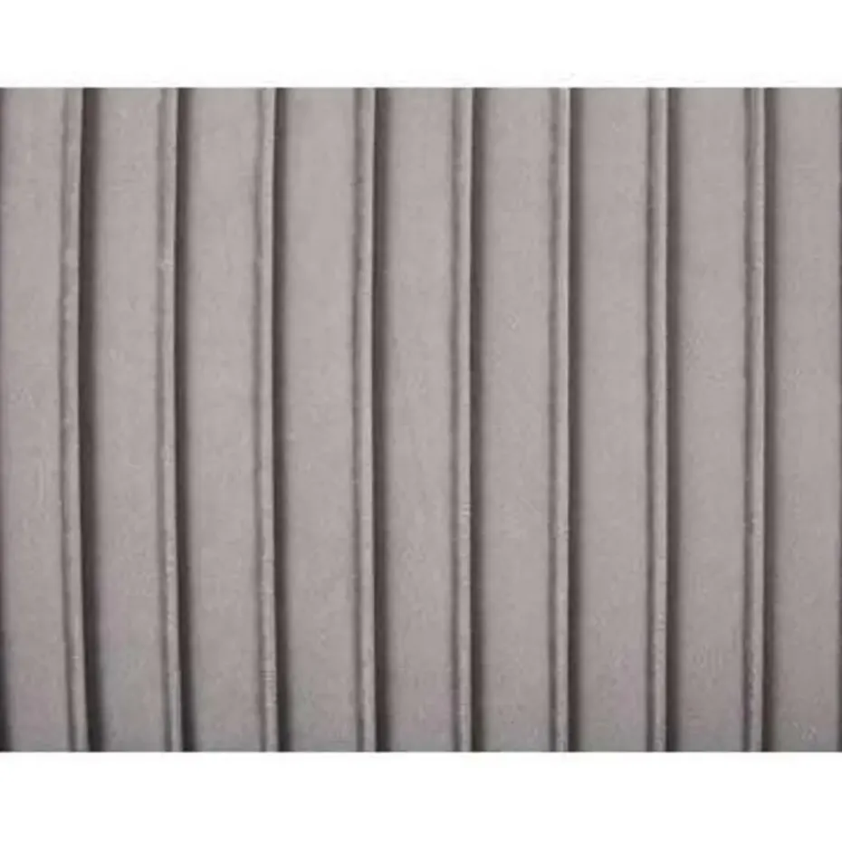 PATERSON - Hocker - Grijs - Fluweel