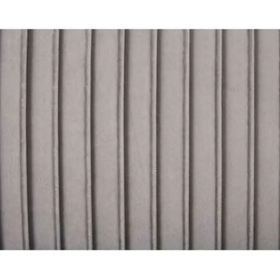 PATERSON - Hocker - Grijs - Fluweel