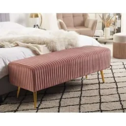 PATERSON - Hocker - Roze - Fluweel