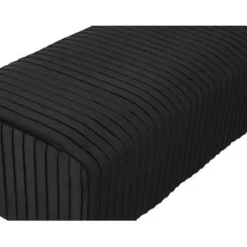 PATERSON - Hocker - Zwart - Fluweel