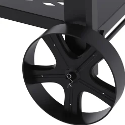 Patton Smoker Houtskoolbarbecue Oklahoma - Zwart