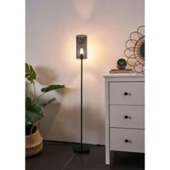 Pauleen Black Mesh Vloerlamp - E14