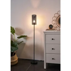 Pauleen Black Mesh Vloerlamp - E14