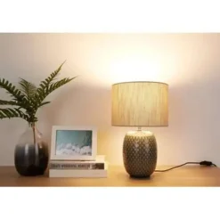 Pauleen Pretty Classy Tafellamp - E27 - Grijs/Zand