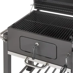 PAVLOF - Houtskoolgrill - Grijs - Staal