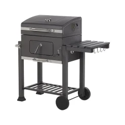 PAVLOF - Houtskoolgrill - Grijs - Staal