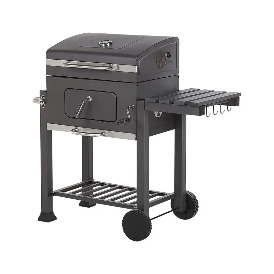 PAVLOF - Houtskoolgrill - Grijs - Staal