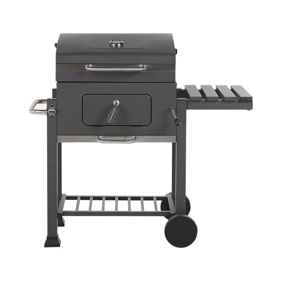 PAVLOF - Houtskoolgrill - Grijs - Staal