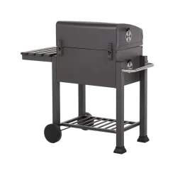 PAVLOF - Houtskoolgrill - Grijs - Staal