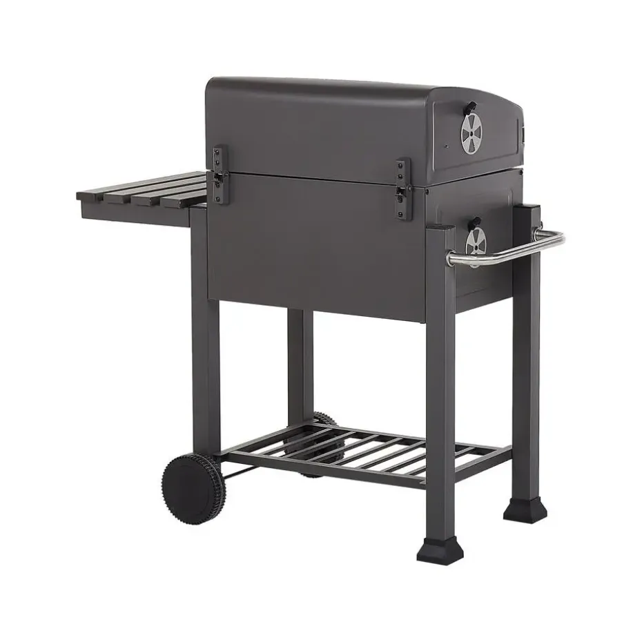 PAVLOF - Houtskoolgrill - Grijs - Staal