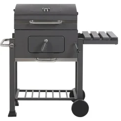 PAVLOF - Houtskoolgrill - Grijs - Staal