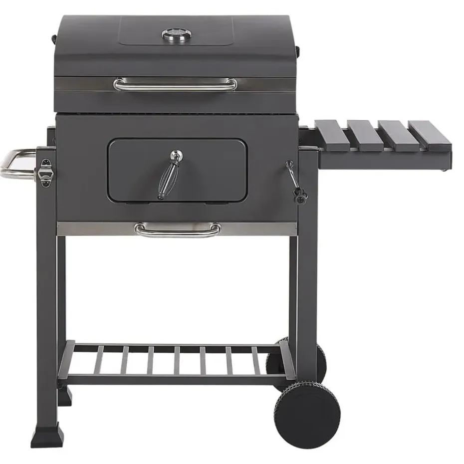 PAVLOF - Houtskoolgrill - Grijs - Staal