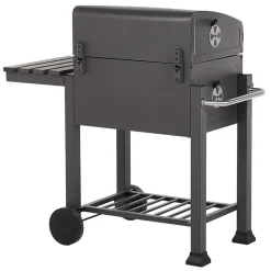 PAVLOF - Houtskoolgrill - Grijs - Staal