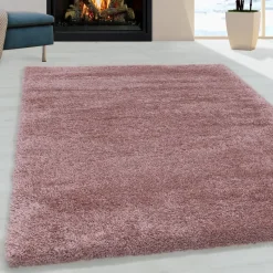 Pearl Soft Hoogpolig Vloerkleed Roze - 140x200 CM