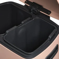 Pedaalemmer Paco - roze metaal - 25L+15L