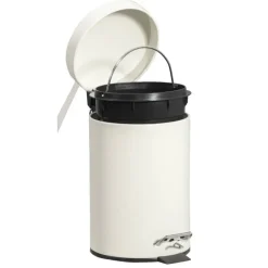 Pedaalemmer Pedro 3l - beige - 27,5xØ16,8 cm