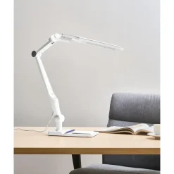 PEGASI - Bureaulamp LED - Zilver - Synthetisch materiaal