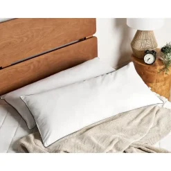 PELISTER - 2x Hoofdkussen hoog - Wit - 40 x 80 cm - Japara