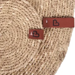 PEPPERBERRY - Set van 12 placemats en onderzetters - Natuurlijk - Jute