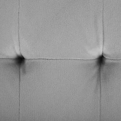 PESSAC - Chaise longue - Grijs - Rechterzijde - Fluweel