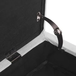 PESSAC - Chaise longue - Grijs - Rechterzijde - Fluweel