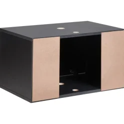 PETROLINA - Wastafelkast - Zwart - Vezelplaat