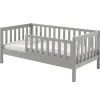 Peuterbed Petronille 70 x 140cm dennenhout - grijs