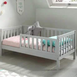Peuterbed Petronille 70 x 140cm dennenhout - grijs