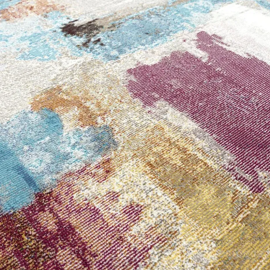 Picasso Artisan Vintage Rond Vloerkleed Multi Laagpolig - 160 CM ROND