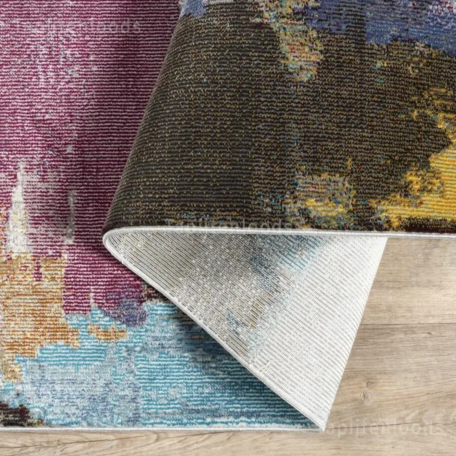 Picasso Artisan Vintage Rond Vloerkleed Multi Laagpolig - 160 CM ROND