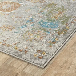 Picasso Feraghan Vintage Vloerkleed Multi / Beige Laagpolig - 240x340 CM