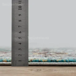 Picasso Pablo Vintage Rond Vloerkleed Groen / Multi Laagpolig - 200 CM ROND