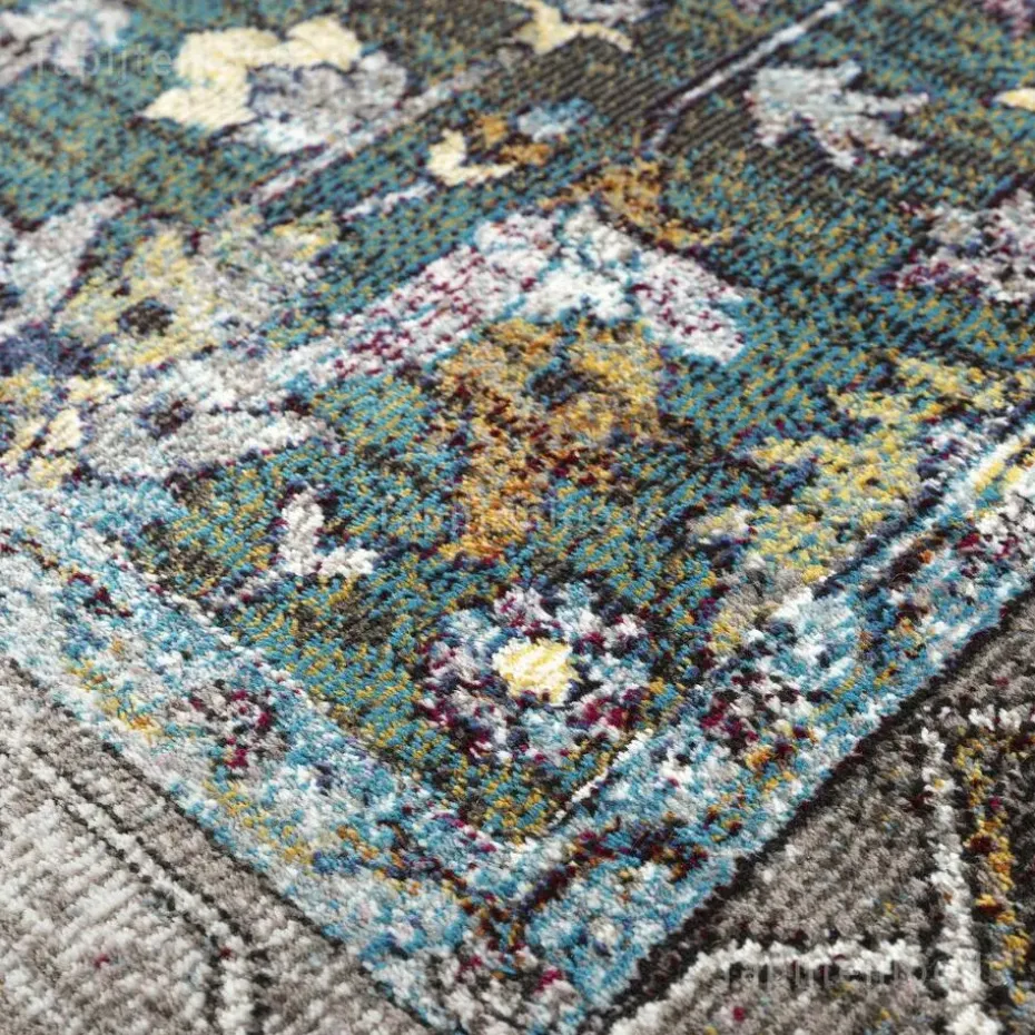 Picasso Pablo Vintage Vloerkleed Groen / Multi Laagpolig - 300x400 CM