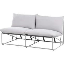 PICO - Tweezitsbank - Grijs - Staal