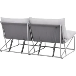 PICO - Tweezitsbank - Grijs - Staal