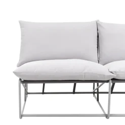 PICO - Tweezitsbank - Grijs - Staal