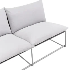 PICO - Tweezitsbank - Grijs - Staal