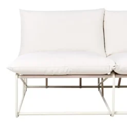 PICO - Tweezitsbank - Lichtbeige - Staal