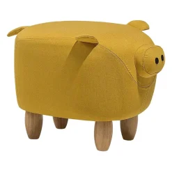 PIGGY - Hocker - Geel - Polyester
