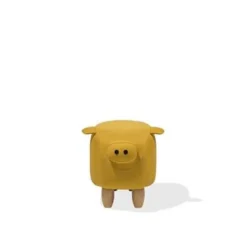 PIGGY - Hocker - Geel - Polyester