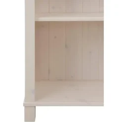 Pivo - Boekenkast met 2 planken in wit grenen