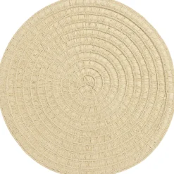 Placemat Emory - taupe - Ø38 cm (1 stuk)