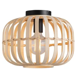 Plafondlamp Asher - naturel - E27 - 23xØ33 cm