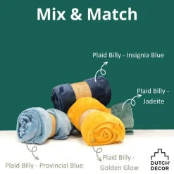 Plaid Billy - Insignia Blue - 150x200 cm